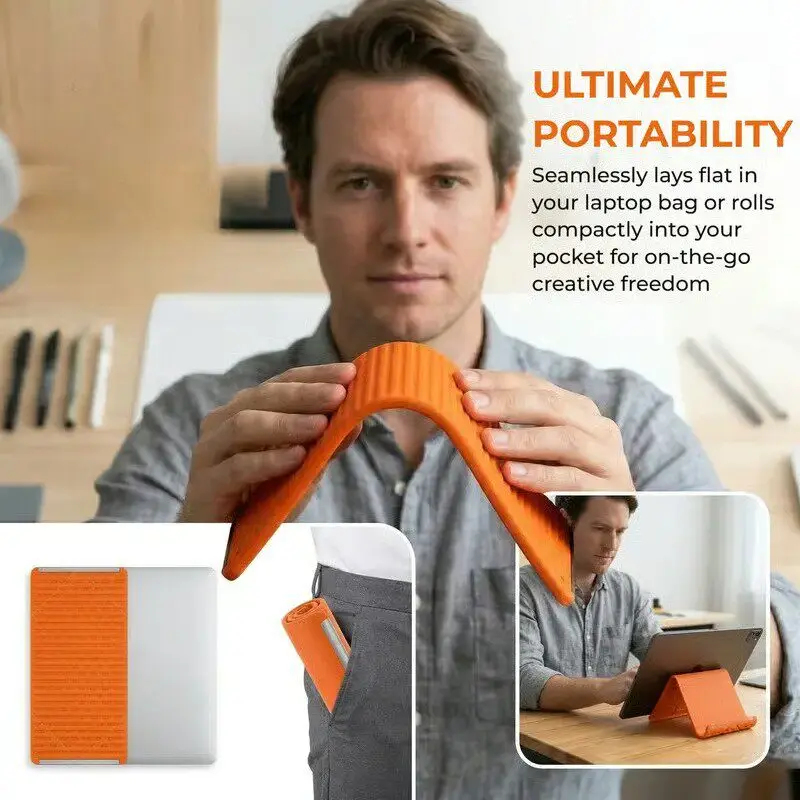 Laptop Tablet Accessories - Silicone Foldable Phone Stand Tablets Laptops