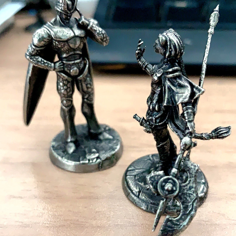 Tablet Accessories Kit - Scourgeland Ancient Soldier Model Figurines Copper