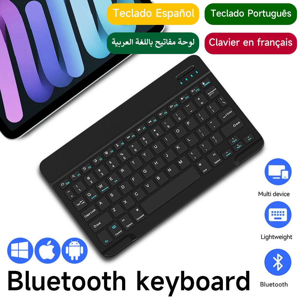 Samsung Tablet With Accessories - Bluetooth Keyboard for IOS Android Windows