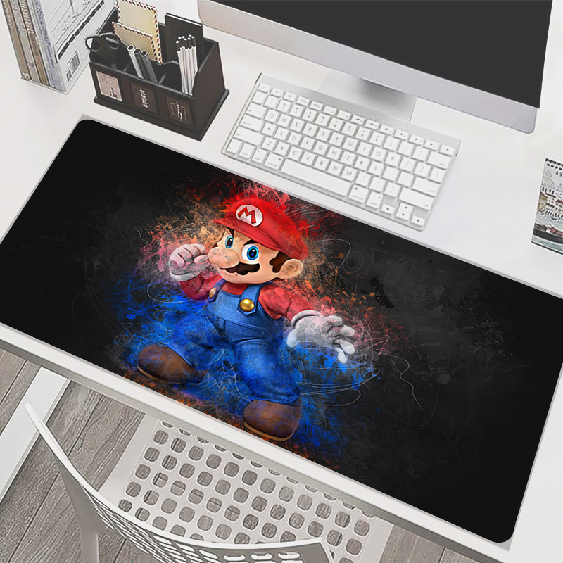 Laptop Tablet Accessories - 90x40cm Mouse Pad M-Mario Anime Gamer