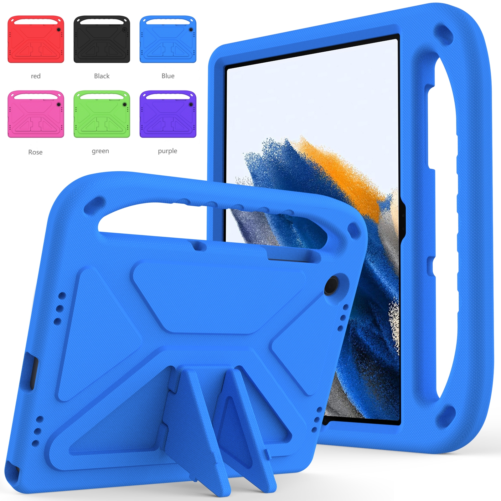 Tablet S9 Fe Accessories - Kids EVA Stand Case For Samsung