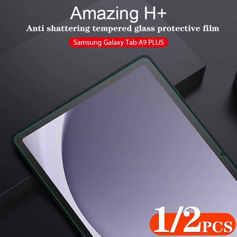 Galaxy Tablet Accessories - 1/2 Pack Scratch Proof Tempered Glass