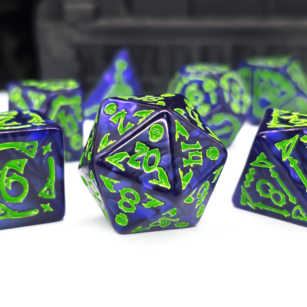 Tablet Accessories Kit - Cthulhu Dark Blue & Neon Green