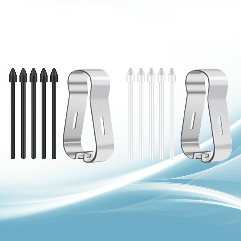 Galaxy Tablet Accessories - Black/White Stylus Pen Tip Nibs Replacement