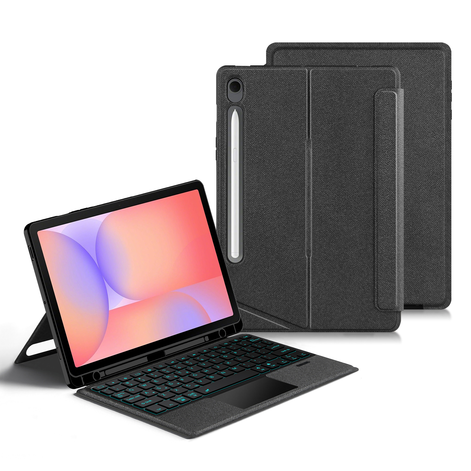 Detachable Magic Keyboard Case - Tablet S9 Fe Accessories review and price