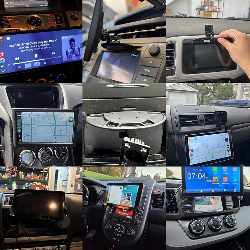 (.) CD Slot Mount For Carplay  - Tablet Car Mount review and price