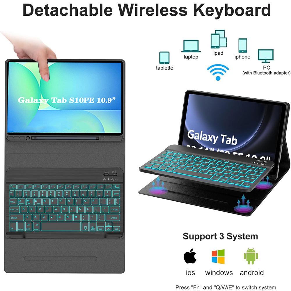 Case for Samsung Galaxy Tab S1 - Tablet S9 Fe Accessories review and price