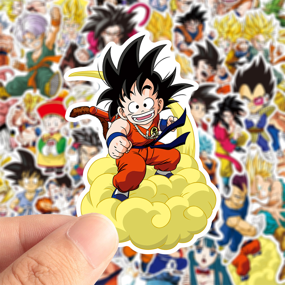 50pcs Anime Dragon Ball Sticke - Laptop Tablet Accessories review and price