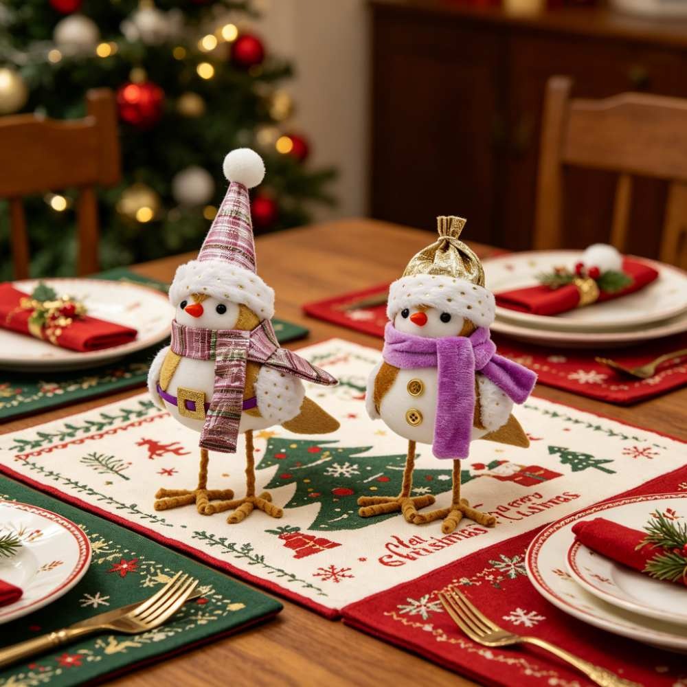 Christmas Felt Bird Figurines  - Tablet Accessories Kit review and price