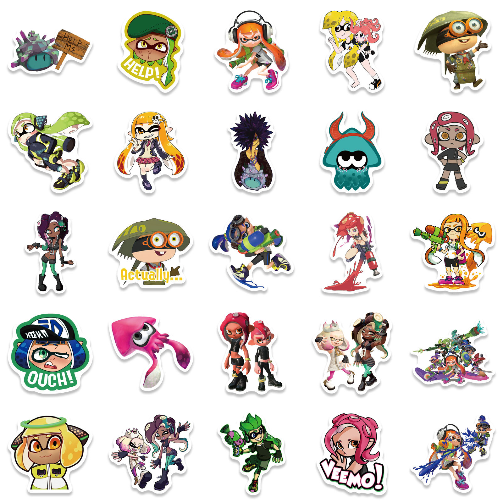 10/30/50pcs  Game Splatoon  Sk - Tablet Accessories For Girls review and price
