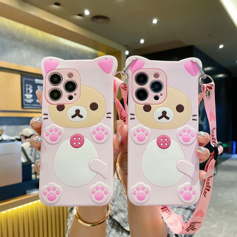 3D Cute Rilakkuma Bear For Sam - Tablet S9 Fe Accessories review and price