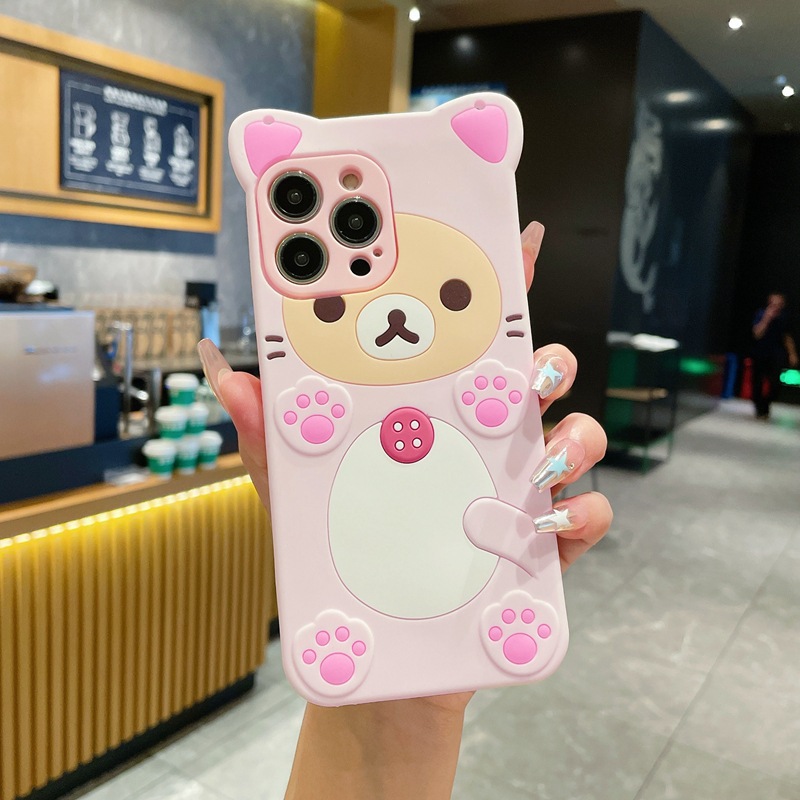 3D Cute Rilakkuma Bear For Sam - Tablet S9 Fe Accessories review and price